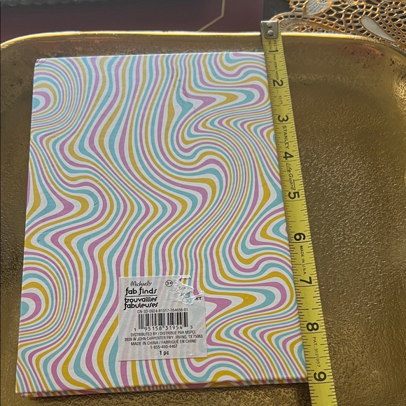 #1192: Colorful Cat Embroidered Art Journal Book - Picture 4 of 5